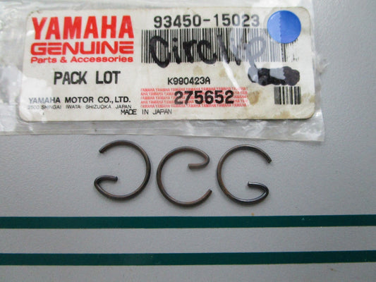 NEW OEM (LOT OF 3) 93450-15023 Yamaha Circlip 0810