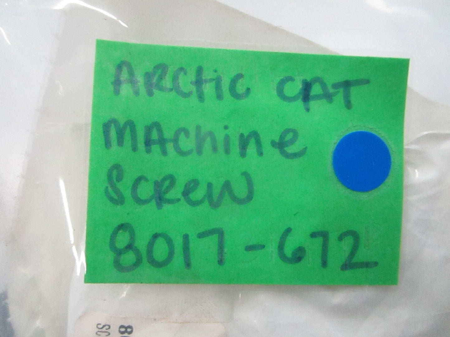 *NEW OEM* (LOT OF 2) 0810 Arctic Cat Machine Screw 8017-672