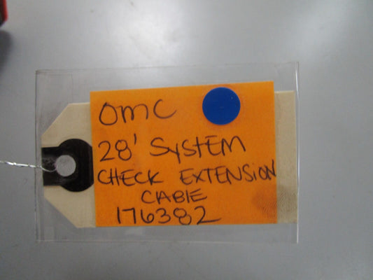 *NEW OEM* 0810 OMC Johnson Evinrude 28' System Check Cable 176382 0176382