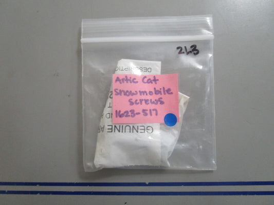 *NEW OEM* (LOT OF 3) 0810 Arctic Cat Snowmobile Screws 1623-517