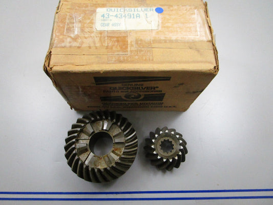 *NEW OEM* 0720 Mercury Quicksilver Gear Assembly 43-94433 43-94434 43-43491A1