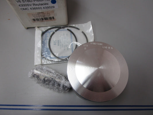*NEW* 0720 ProMarine Big Bore V4 V6 STBD Piston Kit 4300SV Replaces: OMC 436860