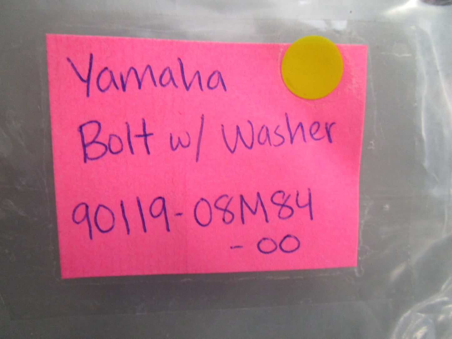 *NEW OEM* 0810 Yamaha Bolt w/ Washer 90119-08M84-00