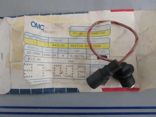 *NEW OEM* 0820 OMC Johnson Evinrude Temperature Switch Ay 445100 0445100