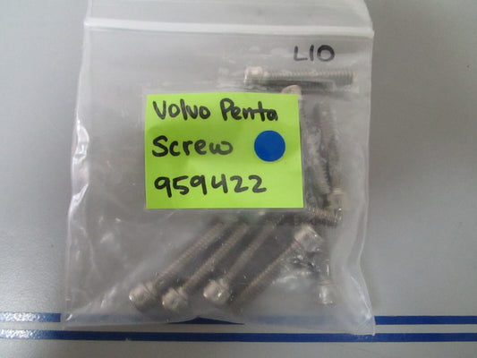 *NEW OEM* (LOT OF 10) 0810 Volvo Penta Screw 959422