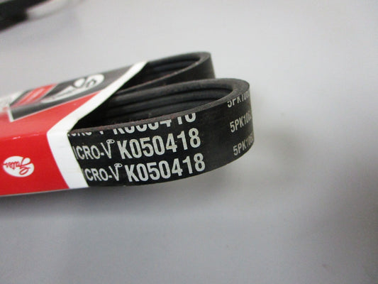 NEW K050418 Gates Micro-V 21/32" x 42 ⅜" Serpentine Belt 0720