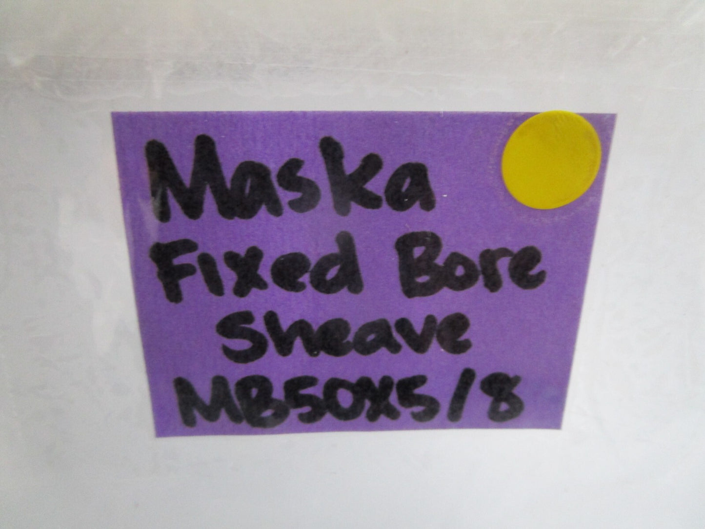 *NEW* 0820 Maska Fixed Bore Sheave MB50X5/8