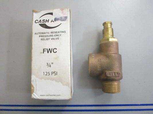 *NEW* 0820 Cash Acme FWC Pressure Relief Valve 09564-0125