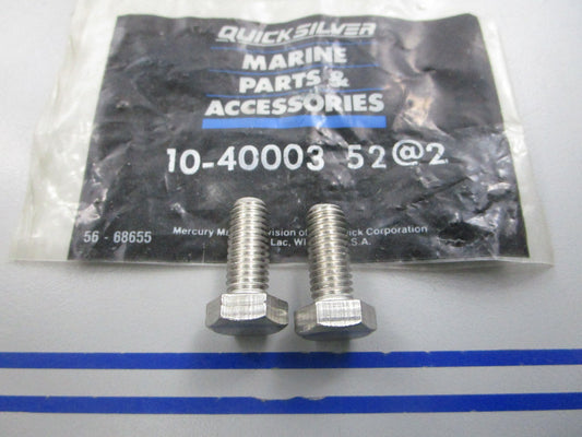 NEW OEM (LOT OF 2) 10-4000352 Mercury Quicksilver Screw 0810