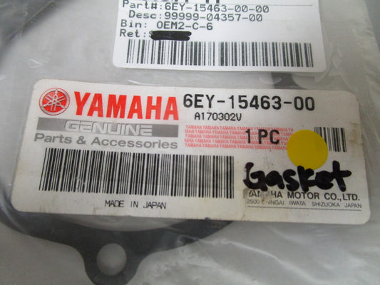 *NEW OEM*  0810 Yamaha Gasket 6EY-15463-00
