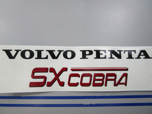 NEW OEM 3855644 Volvo Penta SX Cobra Decal 0810