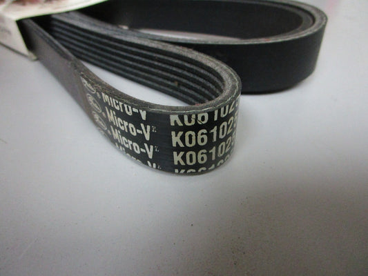 NEW K061025 Gates Micro-V 13/16" x 103" Serpentine Belt 0720