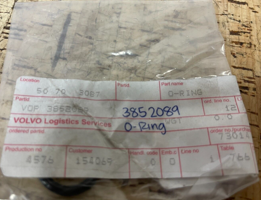 *NEW OEM* 0810 Volvo Penta O-Ring 3852089