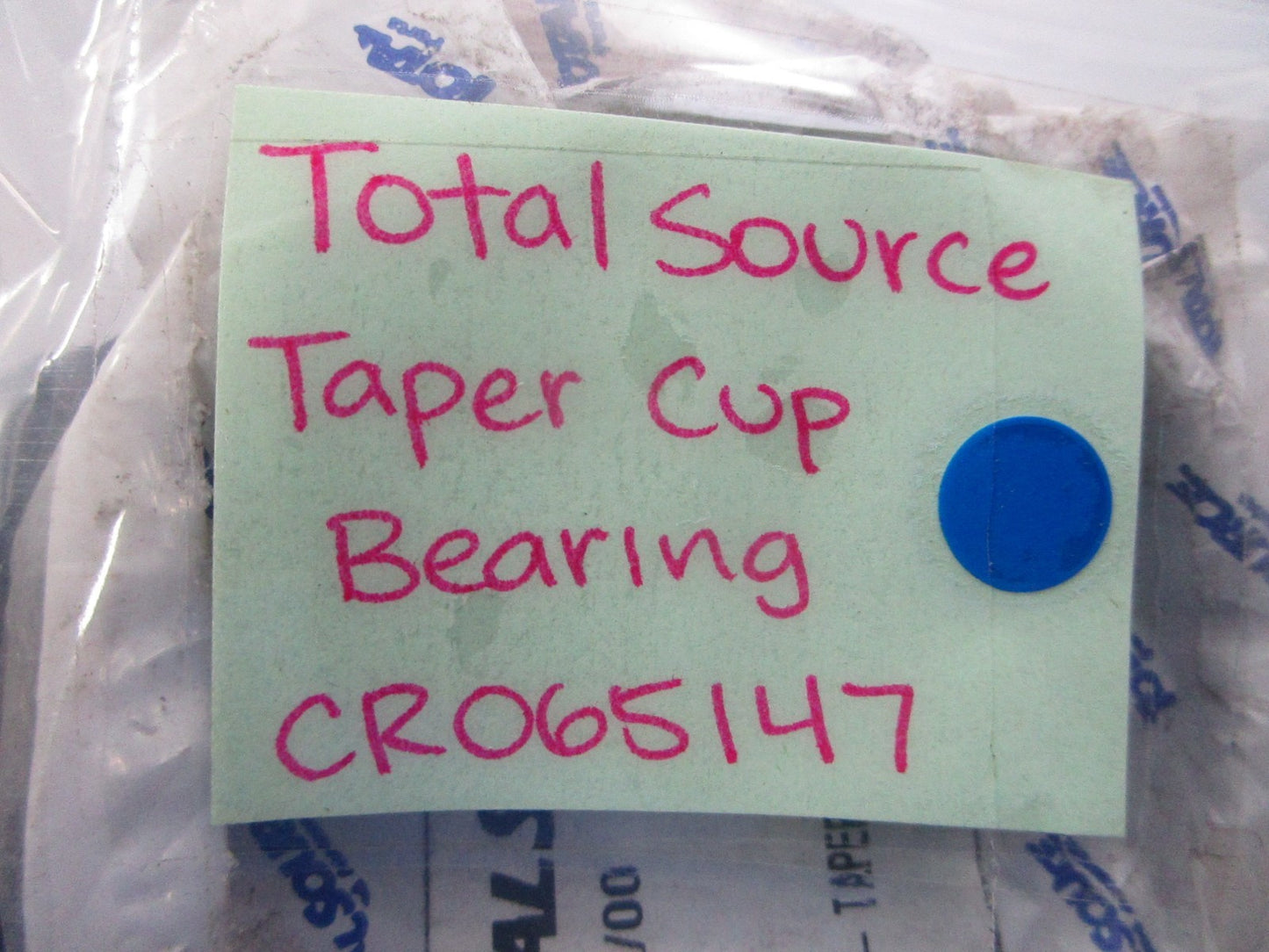 *NEW* 0810 Total Source Taper Cup Bearing CR065147 For: Crown