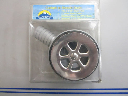 *NEW* 0820 Scandvik Cockpit or Shower Drain PF250S
