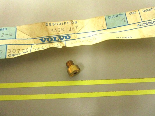 *NEW OEM* 0750 Volvo Penta MAIN JET 834592