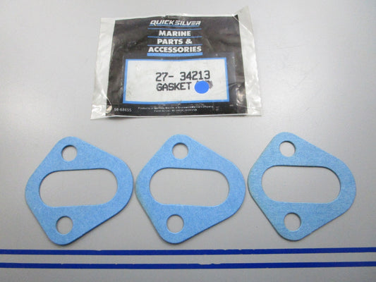 NEW OEM (LOT OF 3) 27-34213 Mercury Quicksilver Gasket 0810