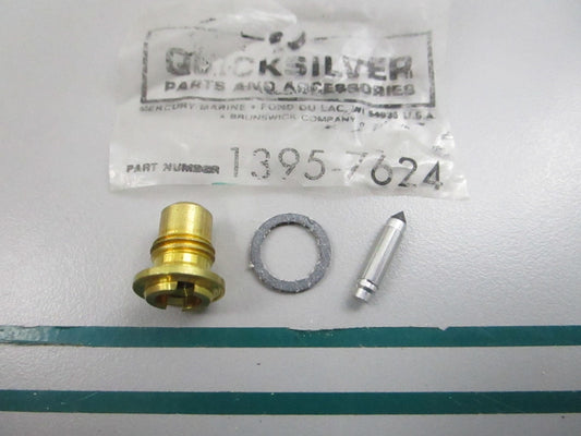NEW OEM 1395-7624 Mercury Quicksilver Needle/Seat Kit 0810