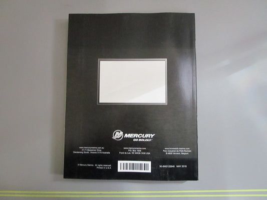 *NEW OEM* 0820 Mercury Quicksilver 240 EFI Jet Service Manual 90-8M0122848