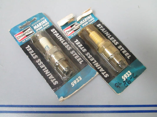 *NEW* (LOT OF 2) 0810 Champion Spark Plug 5933