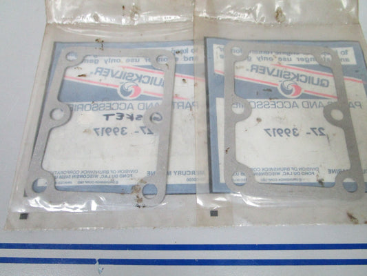 NEW OEM (LOT OF 2) 27-39917 Mercury Quicksilver Gasket 0810