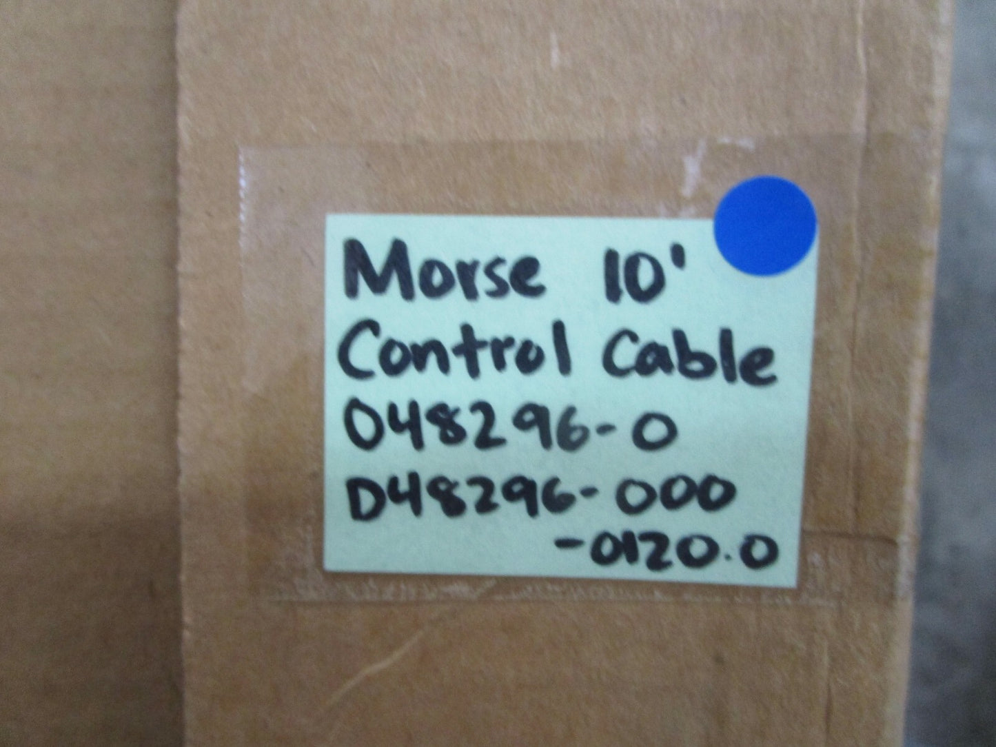 *NEW* 0820 Morse 10' "Red Jaket" Control Cable 048296-0 D48296-000-0120.0