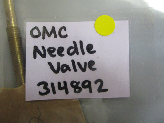 *NEW OEM* 0810 OMC Johnson Evinrude Needle Valve 314892 0314892