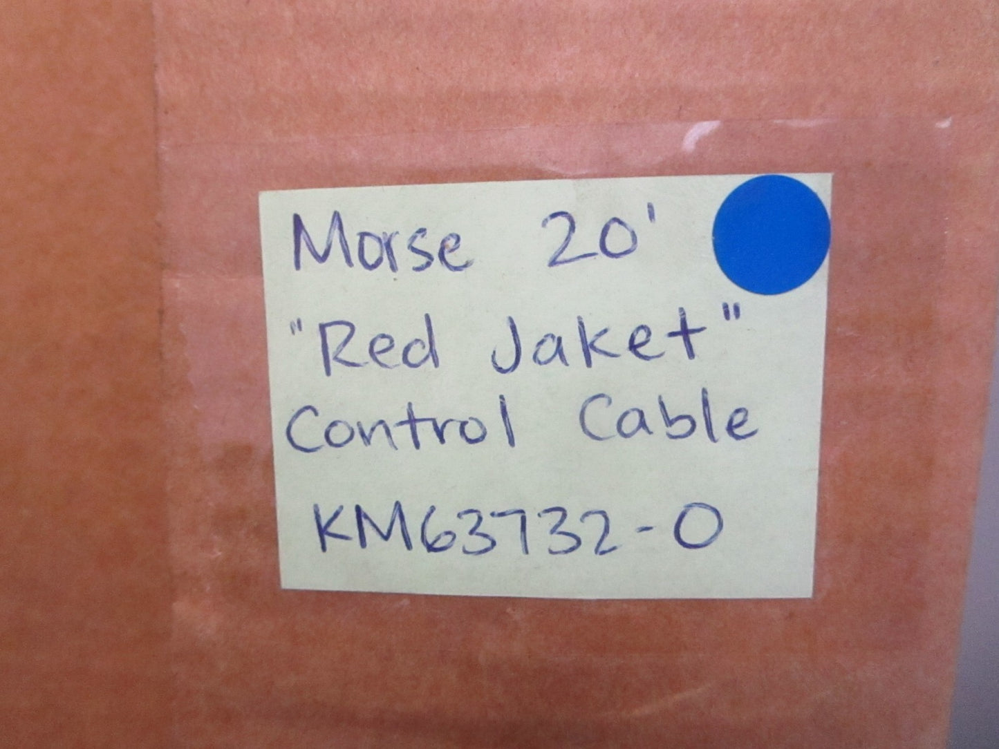 *NEW* 0820 Morse 20' "Red Jaket" Control Cable KM63732-0