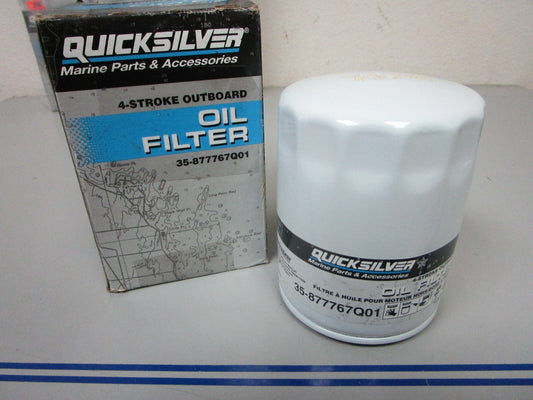 *NEW OEM* (LOT OF 2) 0720 Mercury Quicksilver Oil Filter 35-877767Q01