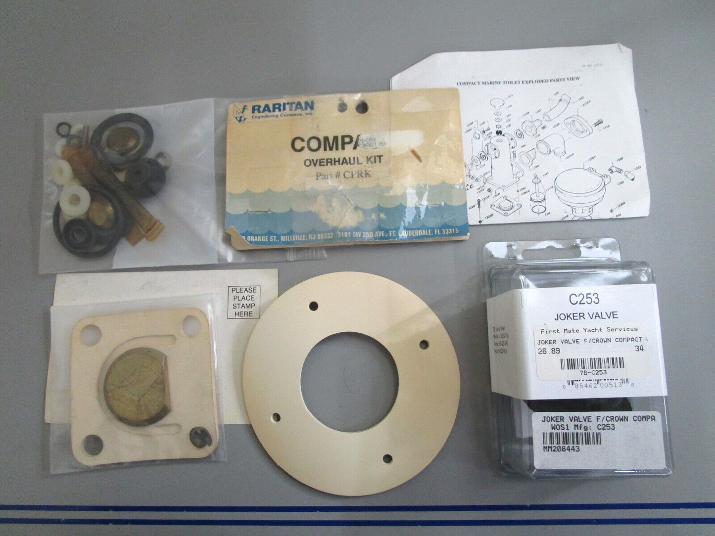 *NEW* 0820 Raritan Compact Overhaul Kit CPRK