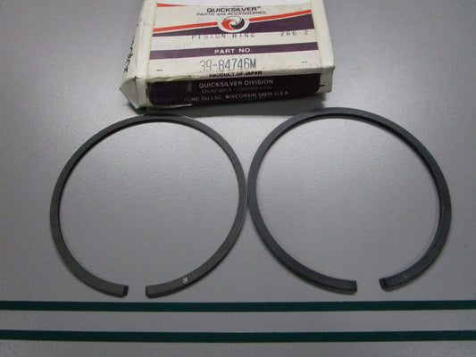 NEW OEM 39-84746M Mercury Quicksilver 2 Piston Ring Set 0810