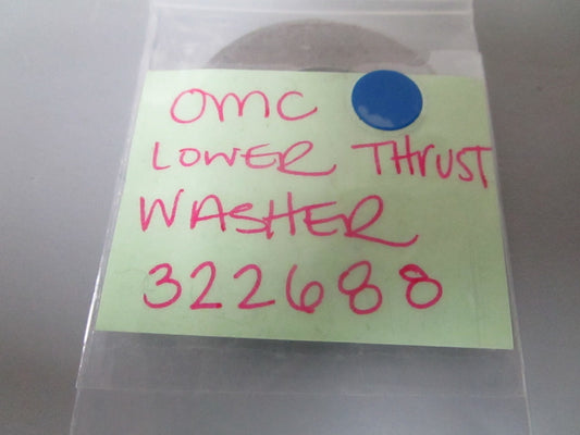 *NEW OEM* 0720 OMC Johnson Evinrude Thrust Washer 322688 0322688