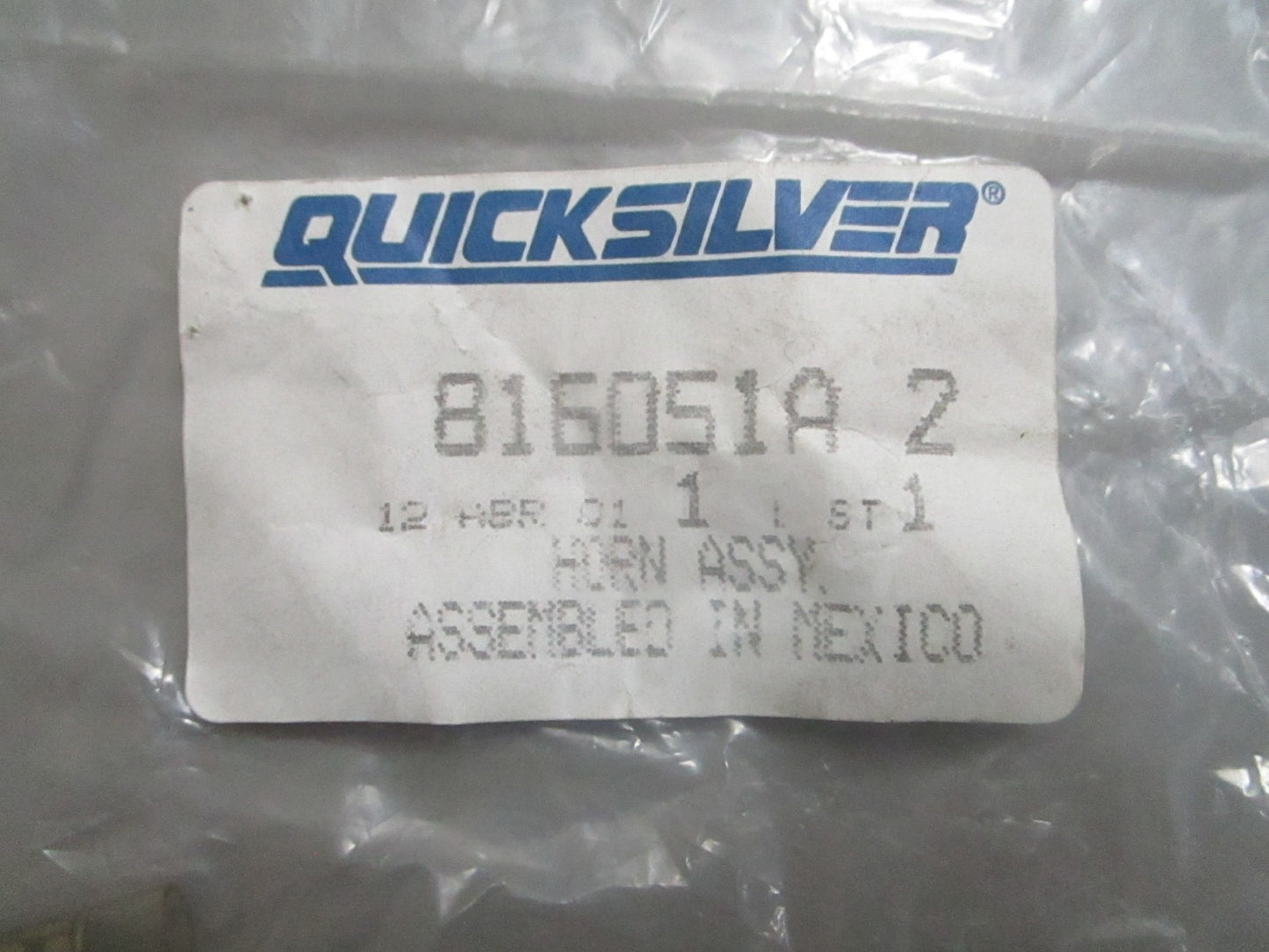 *NEW OEM* 0820 Mercury Quicksilver Horn Assy 816051A2