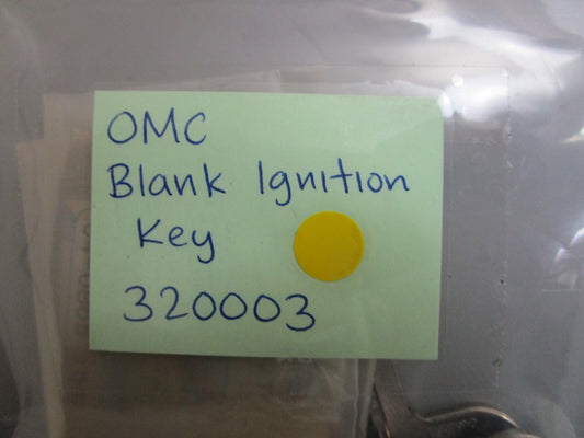 *NEW OEM* (LOT OF 2) 0810 OMC Johnson Evinrude Blank Ignition Key 320003 0320003