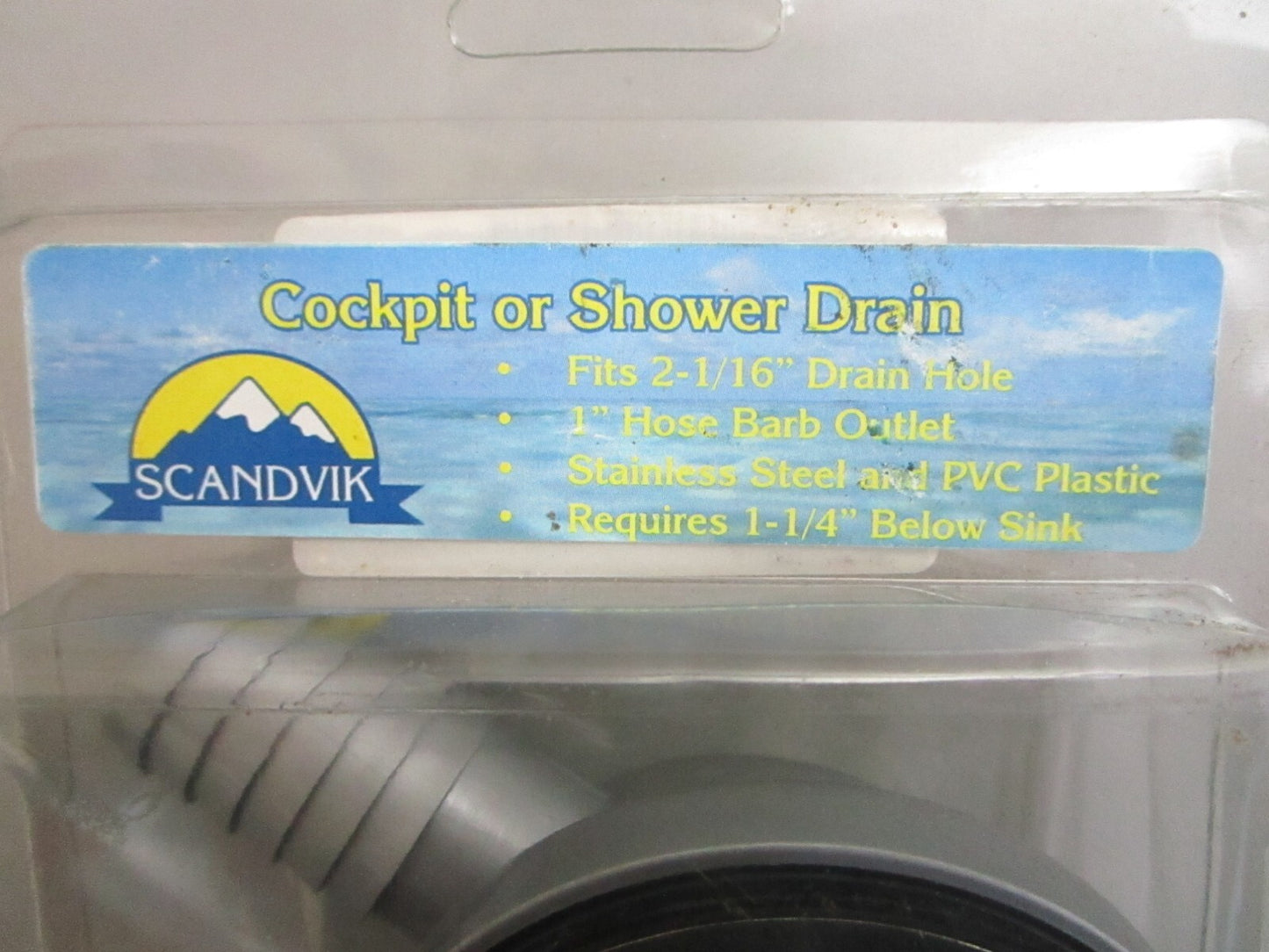 *NEW* 0820 Scandvik Cockpit or Shower Drain PF250S
