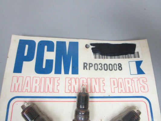 NEW OEM RP030008 Pleasure Craft Marine PCM Autolite #103 Spark Plug Set 0720