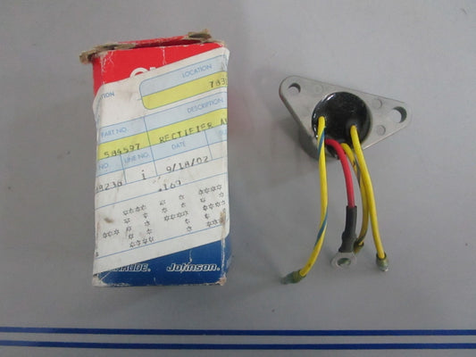 *NEW OEM* 0820 OMC Johnson Evinrude Rectifier Ay 584597 0584597