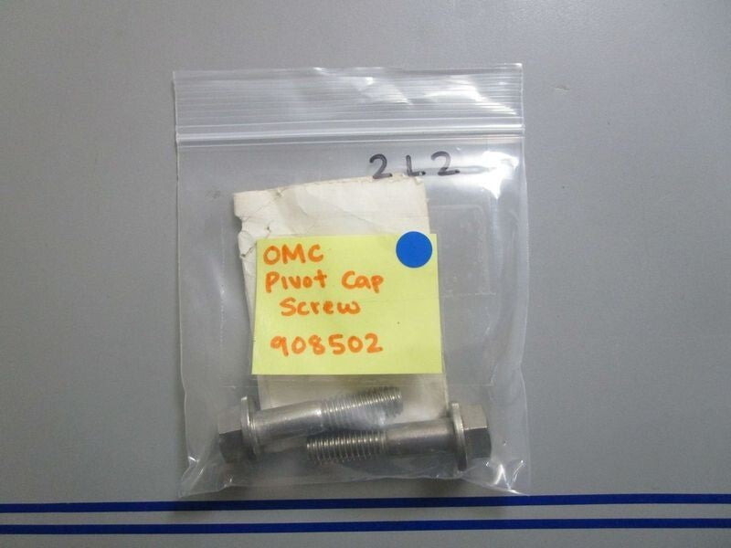 *NEW OEM* (LOT OF 2) 0770 OMC Johnson Evinrude Pivot Cap Screw 908502 0908502