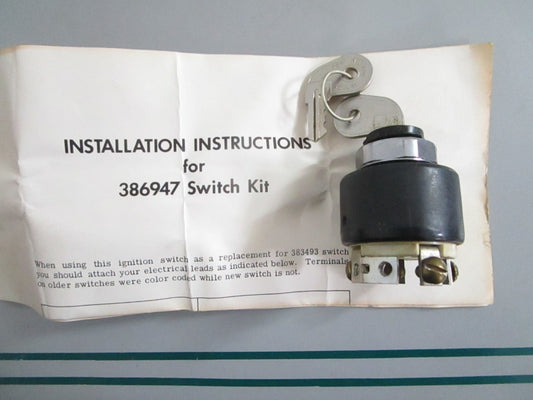 NEW OEM 386947 0386947 OMC Johnson Evinrude Switch Kit 0820