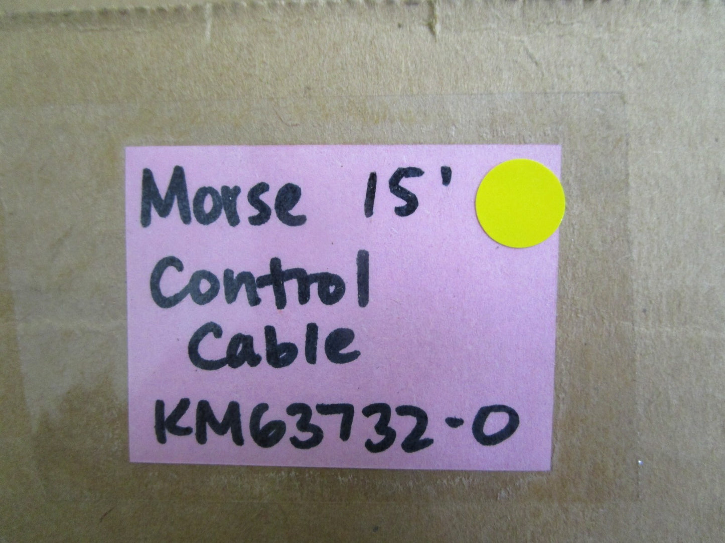 *NEW* 0820 Morse Controls 15' Control Cable KM63732-0