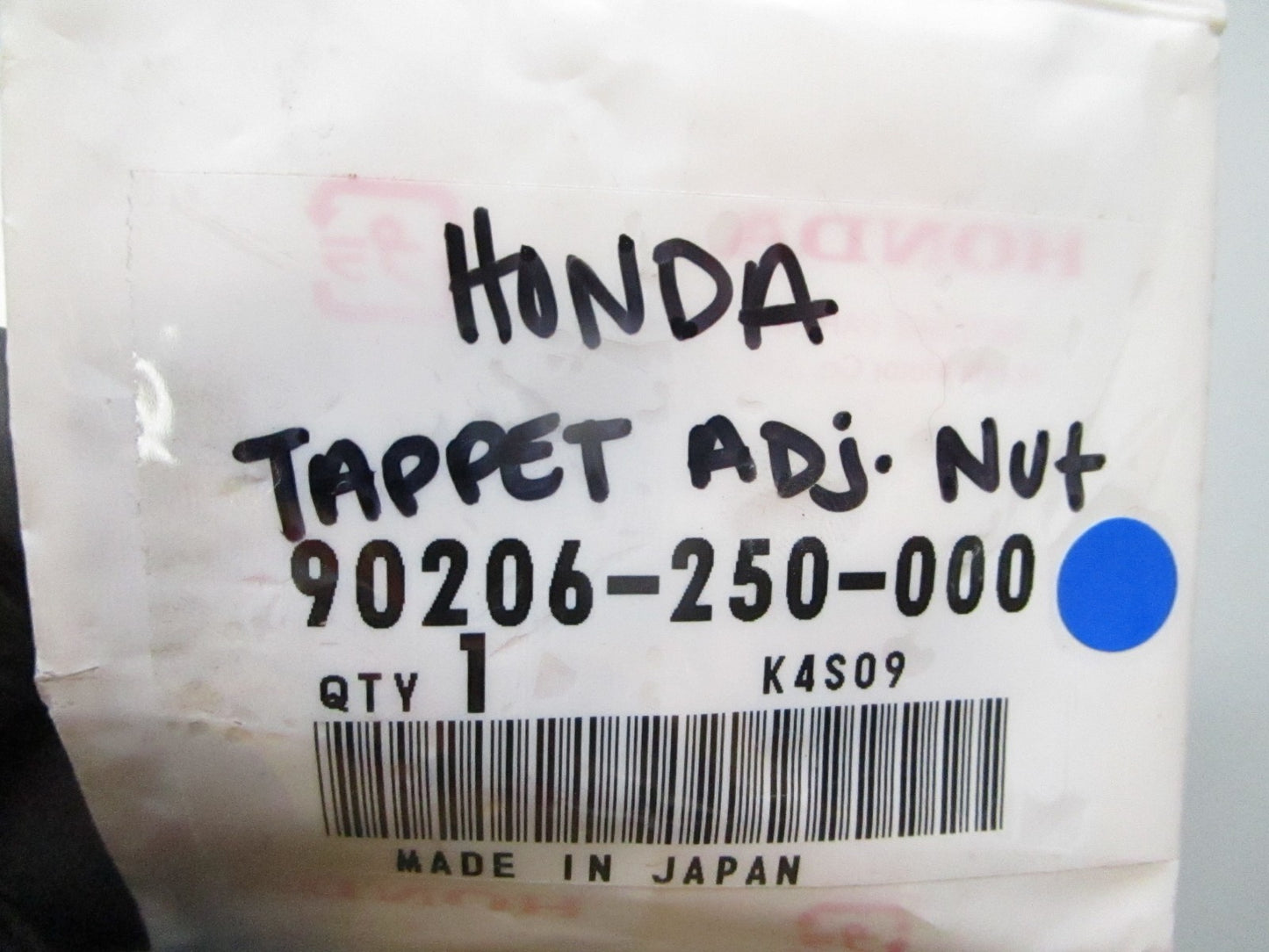 *NEW OEM* (LOT OF 2) 0810 Honda Tappet Adjuster Nut 90206-250-000