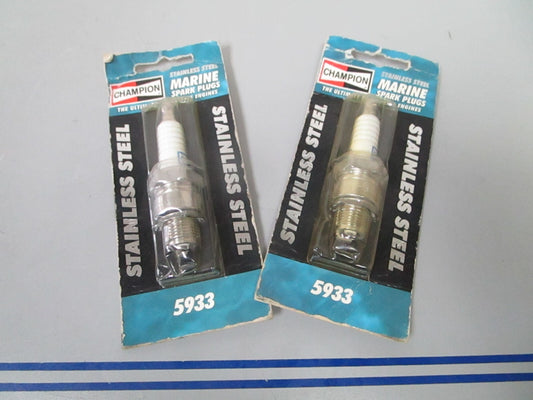 *NEW* (LOT OF 2) 0810 Champion Spark Plug 5933