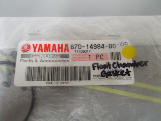 *NEW OEM* 0810 Yamaha Float Chamber Gasket 67D-14987-00-00