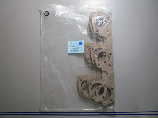 *NEW OEM* 0810 OMC Johnson Evinrude Silencer Gasket 333008 0333008