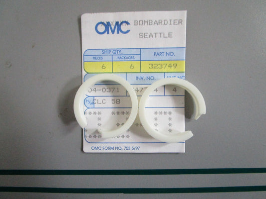 NEW OEM (LOT OF 2) 323749 0323749 OMC Johnson Evinrude Flanged Bushing 0820