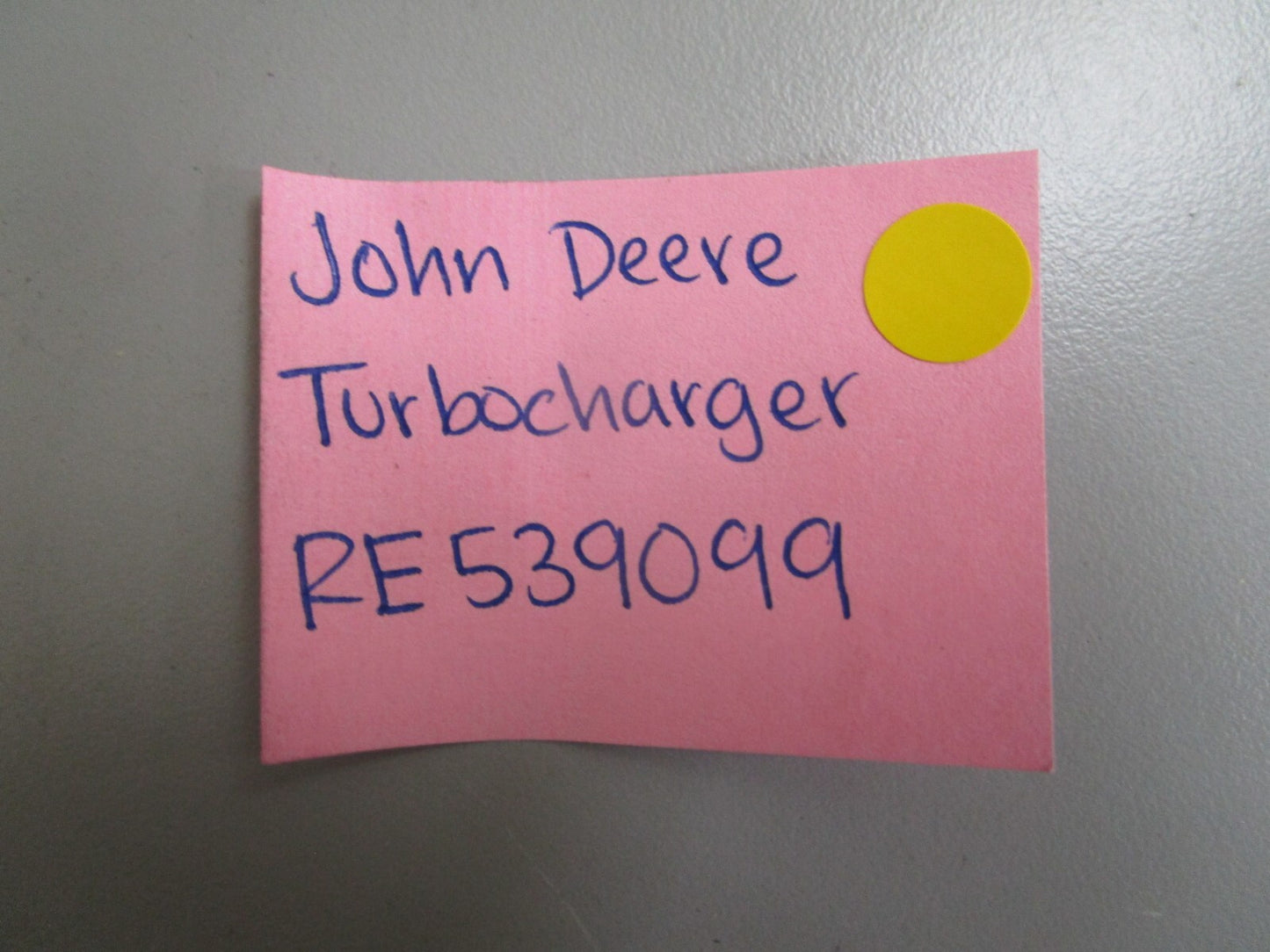 *NEW OEM* 0820 John Deere Turbocharger RE539099