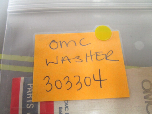 *NEW OEM* (LOT OF 2) 0750 OMC Johnson Evinrude WASHER 303304 0303304