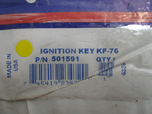 *NEW OEM* 0810 OMC Johnson Evinrude Ignition Key KF-76 501591 0501591