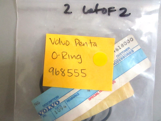 *NEW OEM* (LOT OF 2) 0750 Volvo Penta O-RING 968555
