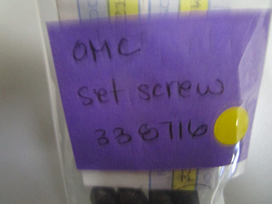 *NEW OEM* (LOT OF 2) 0750 OMC Johnson Evinrude SET SCREW 338716 0338716